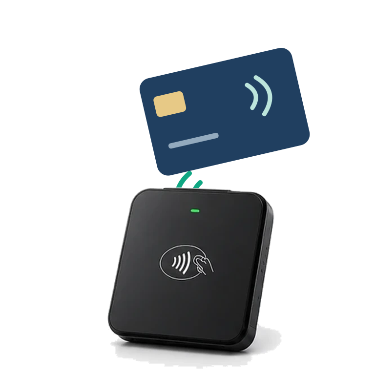 Illustrative contactless & chip readers hardware